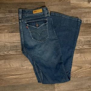 Levi’s mid ride bootcut jeans